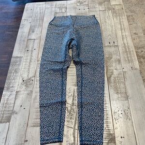 BuffBunny Blue and gold bossy print Leggings